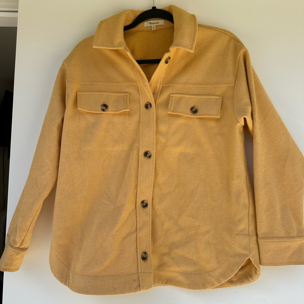 Madewell yellow coat